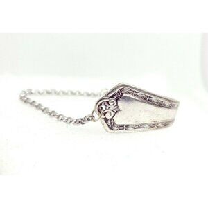 Silver plated fork bracelet handmade